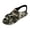 Green, variant on Women's Camouflage Slide Sandals Clip Toe Ring Flat Flip Flops Adjustable Slingback Shoes