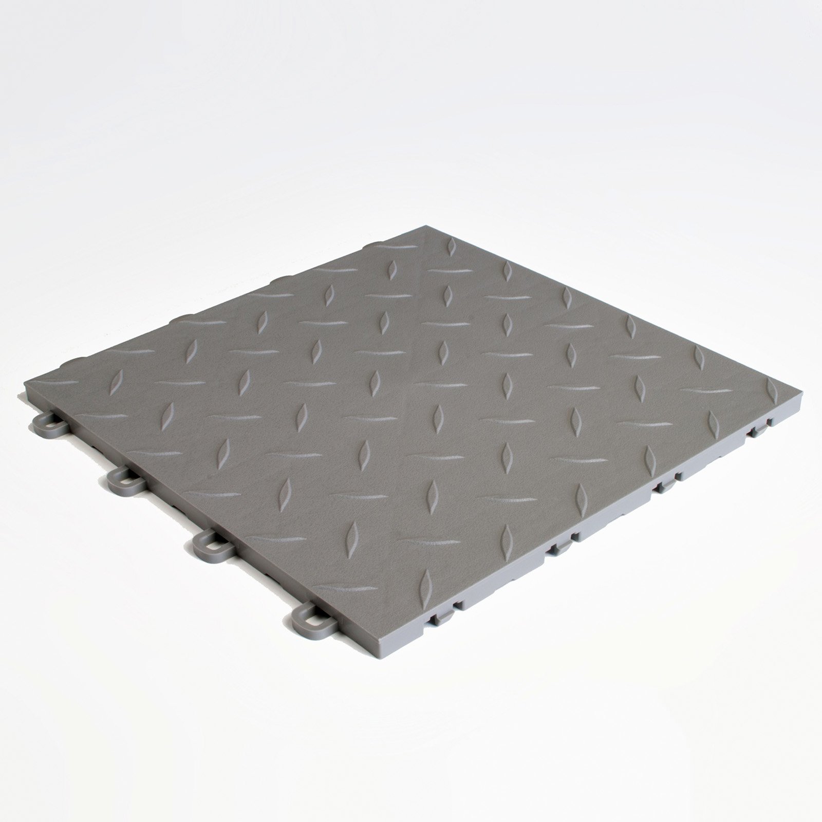 BlockTile Garage Flooring DiamondTop Interlocking Tiles, Set of 27