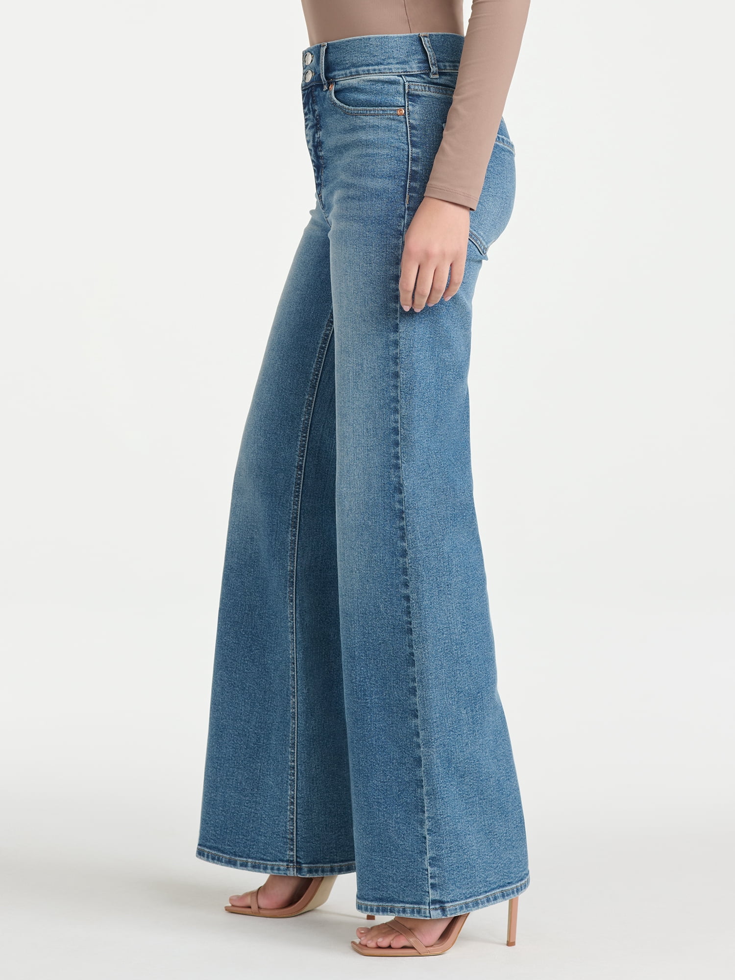 Sofia Jeans Women's Margot Super Hr Wide Leg Sht, Sizes 0-18