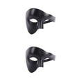 thumbnail image 1 of Wisewang Wide Application Half Face Mask For Various Occasions Half Face Masquerade Masks Made With Plastic Black 2Set, 1 of 6
