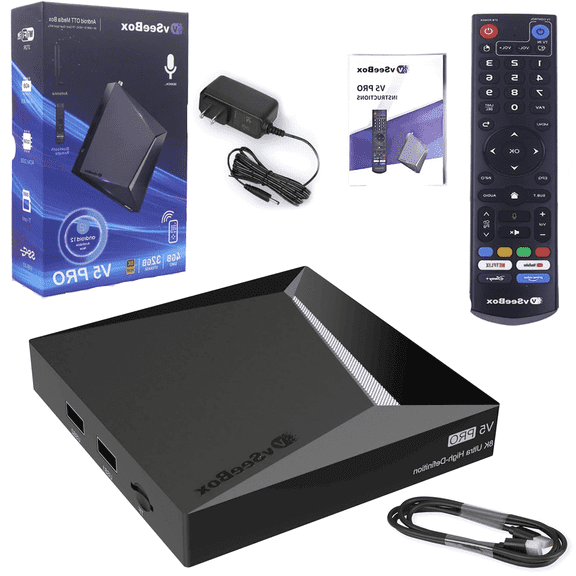 V5 Pro with 4GB RAM, 32GB Storage, Time Shift Recording, Parental Control, Wi-Fi & HDMI for Smooth 4K Playback