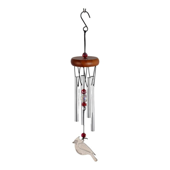 FC Design 11" Long Butterfly Wood Top Wind Chime Statue Sculpture Ornament Decoration Home/Room/Garden Decor and Unique Gift Ideas for Housewarming, Holidays and Birthdays