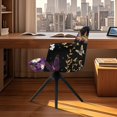 thumbnail image 3 of Xoenoiee Cat Butterfly Daisy Print Dining Chair Cover High Elasticity Curved Back Chair Cover Removable Dining Room Seat Slipcover Minimalist Armchair Slipcover for Home Living Room, 3 of 7