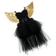 thumbnail image 4 of 1 Set Traje de vestido de tutú de Halloween Juego de vestido de tutú de malla Golden Wing Mesh Fairy Princess Conjunto de falda sin mangas para niñas Fiesta de Halloween Cosplay Tamaño 2, 4 of 6