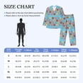 thumbnail image 4 of Naloa Cute Donut Men’s Pajamas Set - Long Sleeve Button Down Sleep Shirt and Pajama Bottoms Sleepwear Set-Medium, 4 of 7
