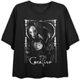 thumbnail image 5 of Coraline Other Mother & Coraline Women's Black Crew Neck Short Sleeve Crop Top - Large, 5 of 7