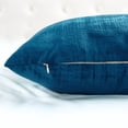 thumbnail image 6 of Home Soft Things Textured Velvet Pillow Covers (Set of 2), - Majolica Blue - 26" x 26", 6 of 6
