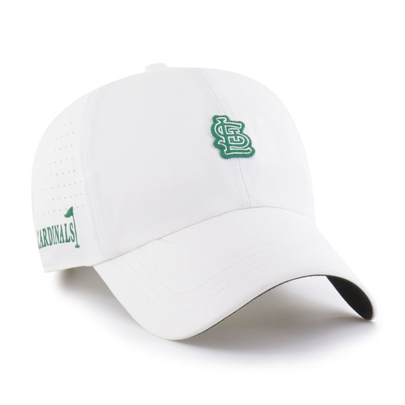 Men's '47 White St. Louis Cardinals Elevated Greens Clean Up Adjustable Hat