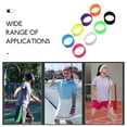 thumbnail image 4 of KAKOWELY 8Pcs Badminton Racket Rings Tennis Racket Silicone Grips Badminton Tennis Nonslip Overgrip Bands,1.06X"X0.55"X0.12", 4 of 5