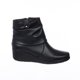 thumbnail image 2 of Botines Plataforma Casuales Tipo Piel Negro Mujer Casual negro 25 Incógnita 032D1A, 2 of 5