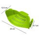 thumbnail image 1 of Snap N Strain Pot Strainer and Pasta Strainer - Adjustable Silicone Clip On Strainer for Pots, Pans, and Bowls - Kitchen Colander - Gray, 1 of 1