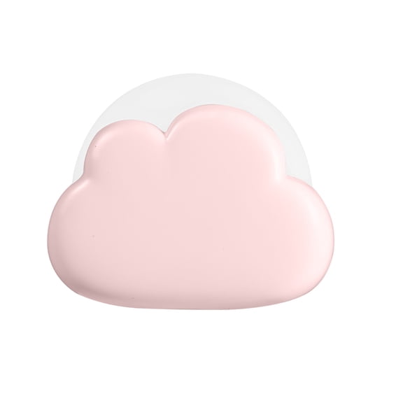 Tunhigl Cute Clouds Night Light for Kids - Portable, Rechargeable, Dimmable Nursery Light with 2 Colors and 4 Brightness Levels for Babies and Toddlers Pink