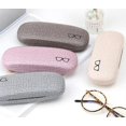 thumbnail image 3 of Paquete de 3 protectores de anteojos rígidos, telas de lino, gafas grandes concisas, 3 of 4