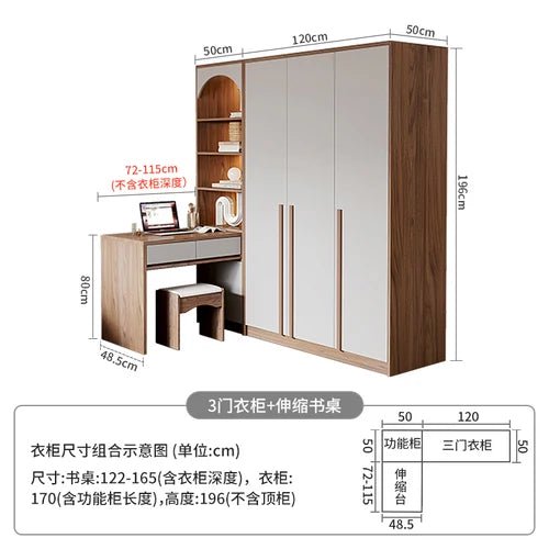 Dressing Table Wardrobe Modern Luxury Large Clothes Organizer Wardrobe Storage Portable Armario Para Ropa Bedroom Furniture My Lux Decor Round