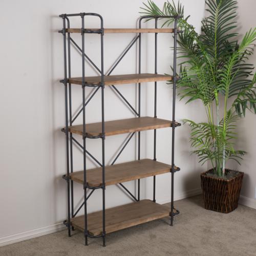 Denise Austin Home Mercia 5-Shelf Bookcase