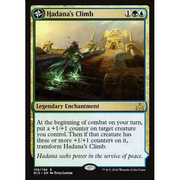 MtG Rivals of Ixalan Rare Hadana's Climb (Foil) #158