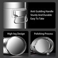 thumbnail image 6 of Stainless Steel Bucket with Lid, Stainless Steel Milk Transport Cans, Heavy Duty Milk Jug, Airtight Milk Can Storage Bucket Steel Stainless Food Container, 6 of 6