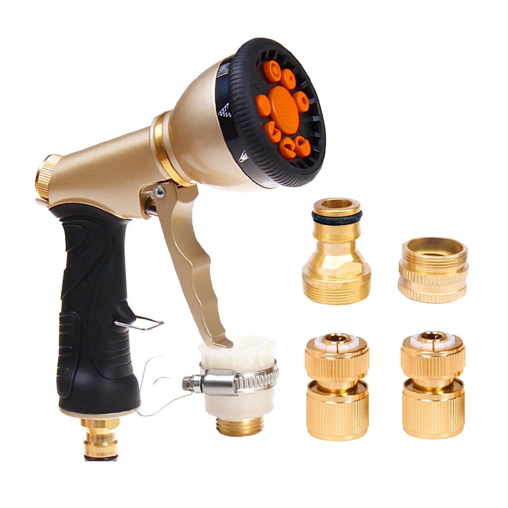 Garden Hose Nozzle Heavy Duty Copper Spray Nozzle NonSlip Ergonomic