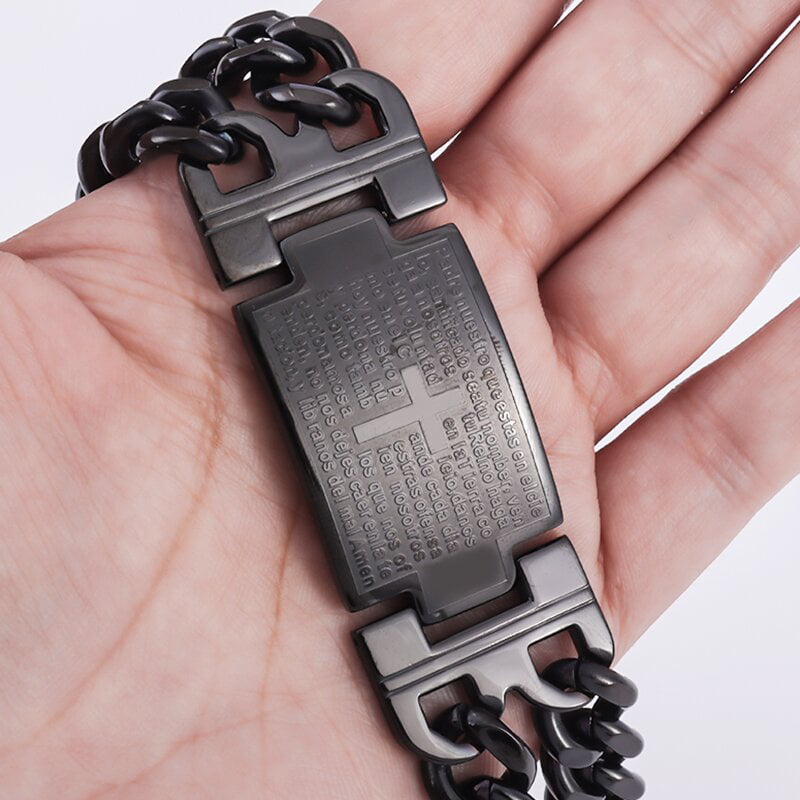 Cross Leather Bracelet For Men Women Jesus Christian Religious Vintage  Bracelets - Walmart.com