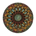 thumbnail image 4 of BANET  Mandala Boho Round Tablecloth Colorful Bohemia Mandala Table Cloth Rustic Farmhouse Vintage Polyester Table Cover Decorative for Indoor Outdoor Kitchen Dining Party 46"-50, 4 of 8