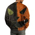 thumbnail image 7 of Fabrcox S-5XL Halloween Men's Shirts Spooky Pumpkin Face Patchwork Crew Neck Sweatshirt for Mens Funny Fall Waffle Big and Tall Pullover XXXL, 7 of 7