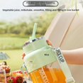thumbnail image 5 of 2025 Upgrade 800 ml - Portable Blender, Cordless Large Capacity Juicer, 2-in-1 Juicer with Direct Drinking Function, for Work, Fitness, and Travel (White), 5 of 7
