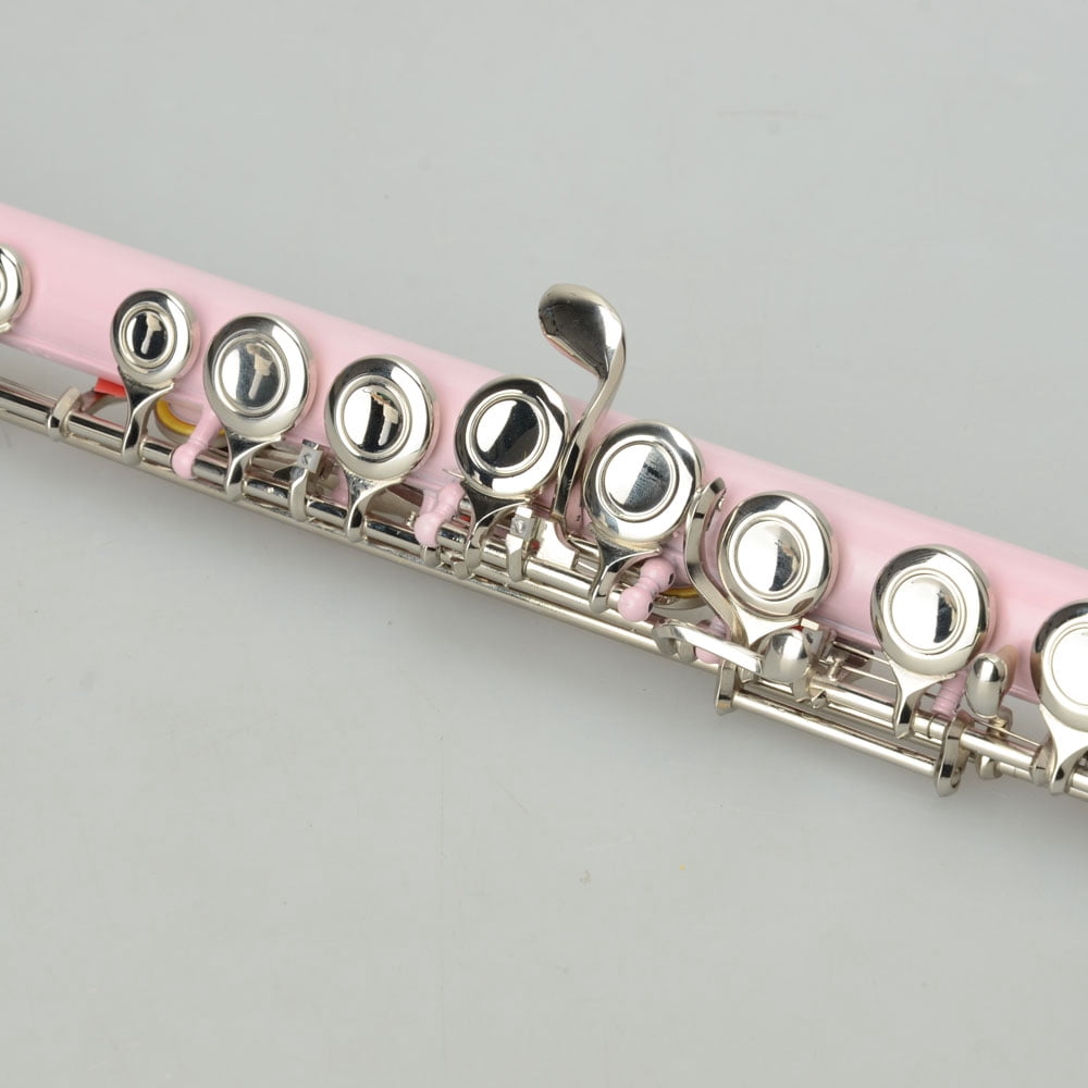 Cupronickel C 16 Closed Holes Concert Band Flute Pink
