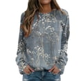 thumbnail image 4 of Sudadera Para Mujer, Sudaderas Con Cuello Redondo, Moda de Otoño, Blusa de Manga Larga Para Otoño E Invierno, Jersey Informal, Tops, Camisetas de Chándal Odeerbi  ODB150819, 4 of 7