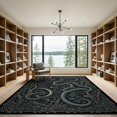 thumbnail image 2 of ODIKA Gothic Snake Serpent Botanical Border Whimsical Forest Whimsy for Master Suite, California King, Under Bed, Foldable Easy Care, 2 of 7