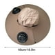thumbnail image 3 of Gorra de pescador con carga solar USB y ventilador integrado para hombre, recargable, ideal para pesca al aire libre, senderismo y protección solar en verano. Aestivo | Caqui | AESTIVO, 3 of 7