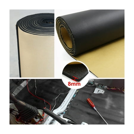 Insulated Tailgate - 315mil 8mm Car Floor Tailgate Sound Insulation Deadener Mat