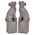 thumbnail image 1 of Plutus Brands PBTH93699 Résine Chien Livre Se Termine Décoration&44; Blanc, 1 of 1
