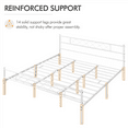 thumbnail image 3 of Renwick x-Design Metal Platform King Bed, White, Adult, 3 of 9