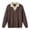 Coffee, variant on 2026 New Knit Solid Lapel Sweater for Men, Long Sleeve Dress Sweater for Men with Button, Classic Fit Pullover Cover up Top for Casual Formal(Black/XXL)