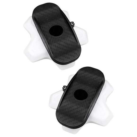 2Pcs Waist Twist Plates, Abdominal Twist Boards, Mute Abdominal Trainer, Aerobic Black