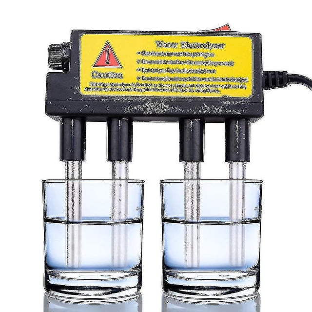 Aparato de electrólisis de agua con electrolizador, prueba de calidad del agua TDS