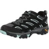 Merrell Women's Moab 2 Vent Hiking Shoe 7.5 Black Aqua