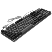 FELTECHELECTR Gaming Mechanical Keyboard Full Size Abs Gray 1Pcs