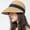 Khaki, variant on Hkoxplj Womens Foldable Packable Straw Hat Summer Sun Hat Beach Cap UV Protection Travel Visor Hat Lightweight Breathable Crushable Roll Up Outdoor Gardening Hat Unisex Summer Gift Hat