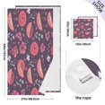 thumbnail image 3 of Tropical Fruits and Blooms 2 Piece Cotton Bath and Face Towel Set Soft and Absorbent, for Beach Pool Bathroom, 3 of 7