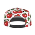 thumbnail image 3 of Uemuo Hand Drawn Tomatoes Pattern Women's Baseball Cap,Straight Brim Hat,Golf Dad Hat,Travel Hat,Sun Protection Cap,Everyday Accessory, 3 of 9