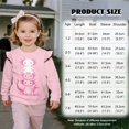 thumbnail image 7 of Garronmavis Cute Pink Axolotls Long Sleeve Sweatshirt 2T Comfortable Kids Sweatshirts Pullover Loose Ruffle Long Sleeve Girls Top Stylish Girls Pullover Crewneck Sweatshirt for Toddler Kids, 7 of 7