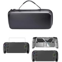 Case for ROG Xbox Ally X, 3 Set,EVA Portable Bag & Clear TPU Case & Tempered Glass Film for Xbox Ally X,Comprehensive Protection.