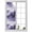 Purple, variant on Window Privacy Film Gray Ombre Clouds Stained Glass Window Film Decorative Sun Block Window Cover Modern Abstract Art Gradient Cloud Window Clings Static Adhesive Sticker for Bathroom 19.6"x39.3"