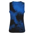 thumbnail image 4 of QASIEATN Women Print Daily Summer Shirts for Women's O Neck Tank Tops Print Blouse Sleeveless Workout Shirts Casual Loose Tees, 4 of 9