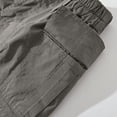 thumbnail image 4 of RYRJJ Cargo Shorts for Women with Pockets Elastic High Waist Lightweight Outdoor Shorts for Summer Casual Loose(Gray,M), 4 of 7