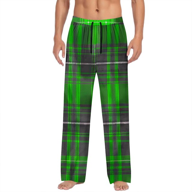 Weiqiqre Men's Pants Bottoms Elastic Waist Drawstring Fallow Sleep Lounge Pants,Size L