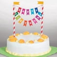 thumbnail image 2 of Unique Party Favors Bunting Cake Topper, 2 of 3