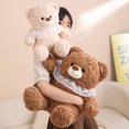 thumbnail image 2 of Oso Kawaii con bufanda de encaje, juguetes de peluche suaves y encantadores, almohada de peluche, regalos de cumpleaños y San Valentín, 35-60cm, nuevo, 2 of 5