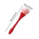 thumbnail image 5 of Brocha para polvos, herramienta de belleza, mango brillante, brocha ligera para polvos sueltos cosméticos. rojo, 5 of 7